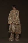 Mutedance 24 Autumn and Winter Loose Flower Dye Button Padded Jacket MD-MD24FW109-GOLD MD24FW110 MD24FW109